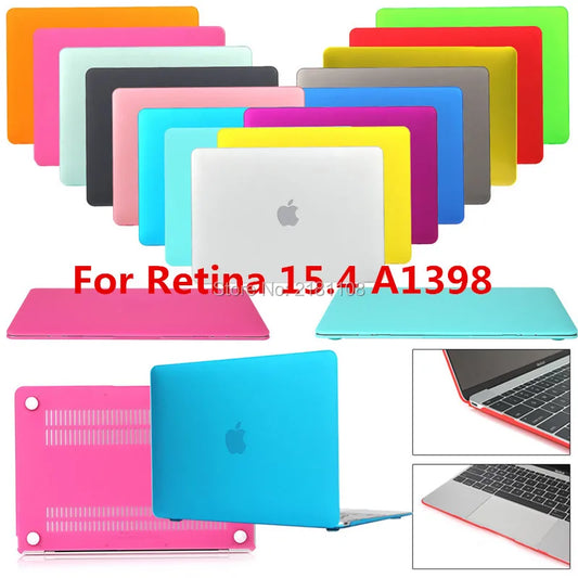 Rubberized Frosted Case Cover For Apple Mac Book Pro with Retina Display 15.4inch A1398