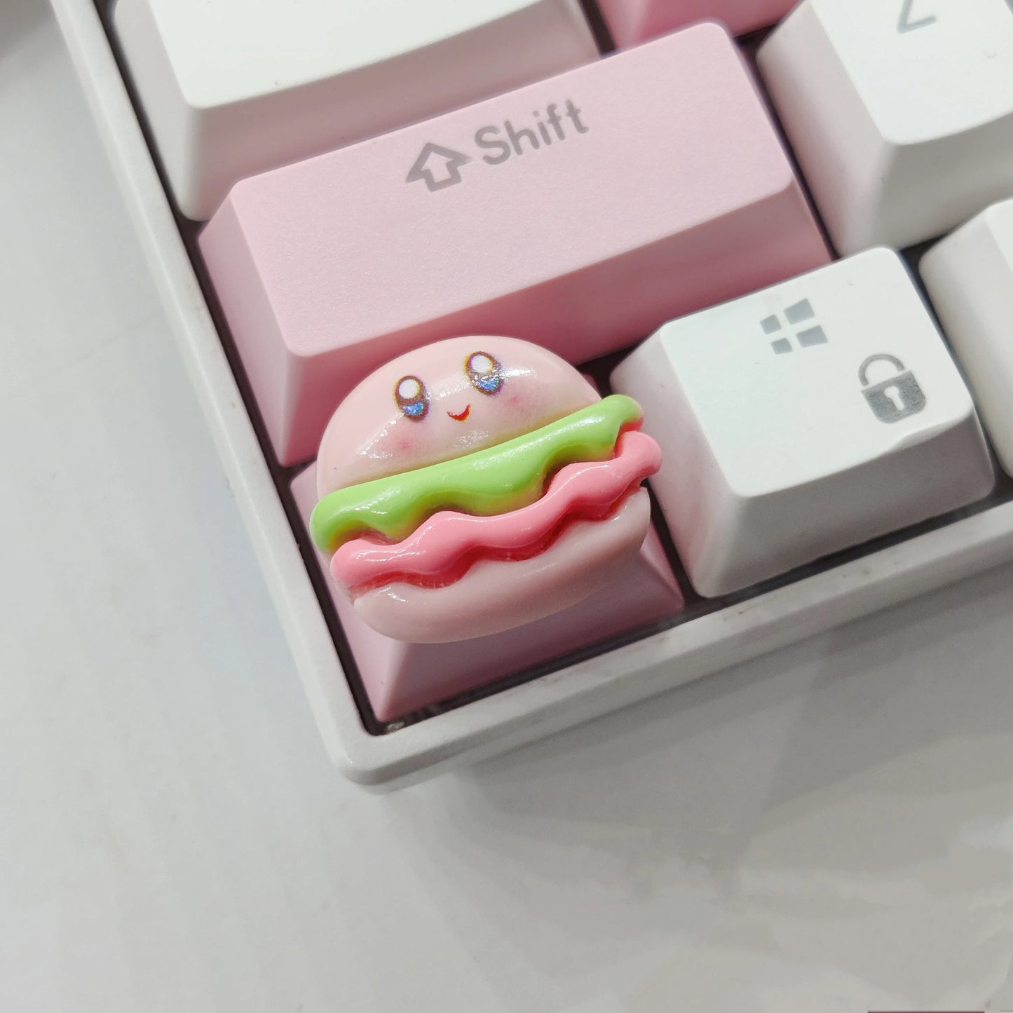 Ctrl Keycap 1.25U Personalized Keycap Customization Love Pink Bow Lamb Replacement Supplement for Mechanical Keyboard