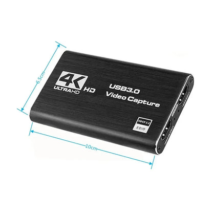 4K HDMI-Compatible USB 3.0 Video Capture Card 1080P 60FPS 60Hz Video Recorder Grabber for Game Recording Live Streaming