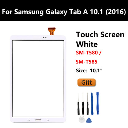 For Samsung Galaxy Tab A 10.1 2016 SM-T580 /T585 / P580 / P585  tablet LCD Display Touch Screen Digitizer Assembly Replacement