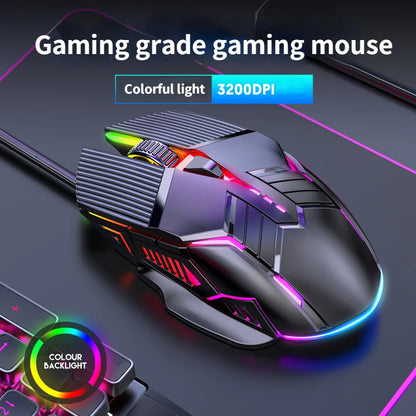 3200DPI RGB Wired Gaming Mouse