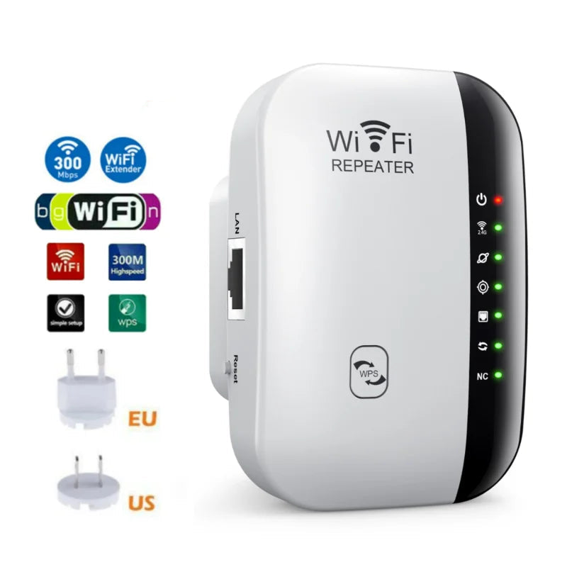 300m WiFi Repeater Signal Amplifier Router