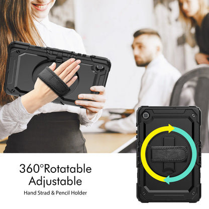 360 Rotating Hand Strap&Kickstand Kids proof Case For Samsung Galaxy Tab S6 lite P610 2020 2022 P610 P613 Shocproof Cover