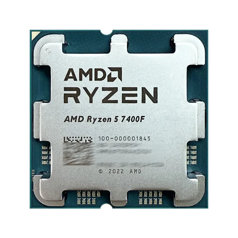 AMD Ryzen 5 7400F New R5 7400F 3.7GHz 5NM L3=32M  100-000001845 Socket AM5 Tray  but without cooler