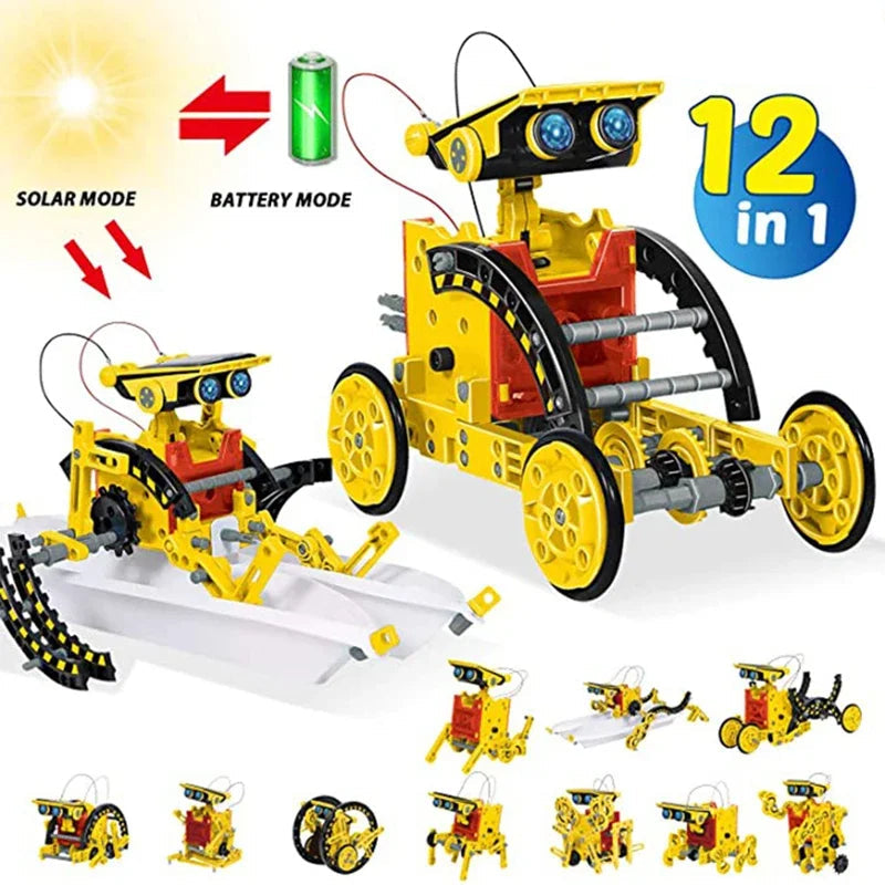 12-in-1 Solar Robot Kit for