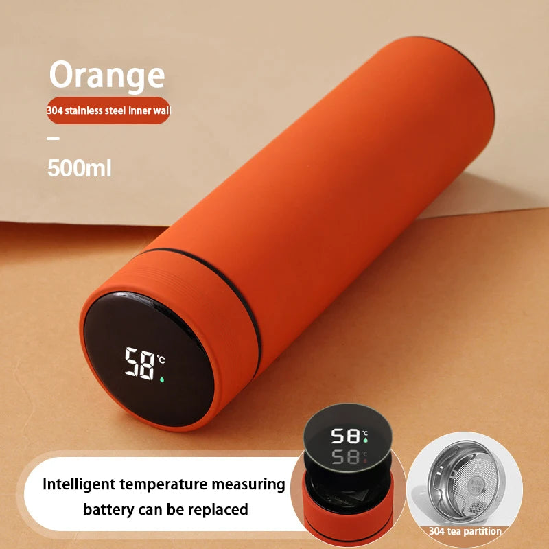 Smart Digital Thermos Water Bottle