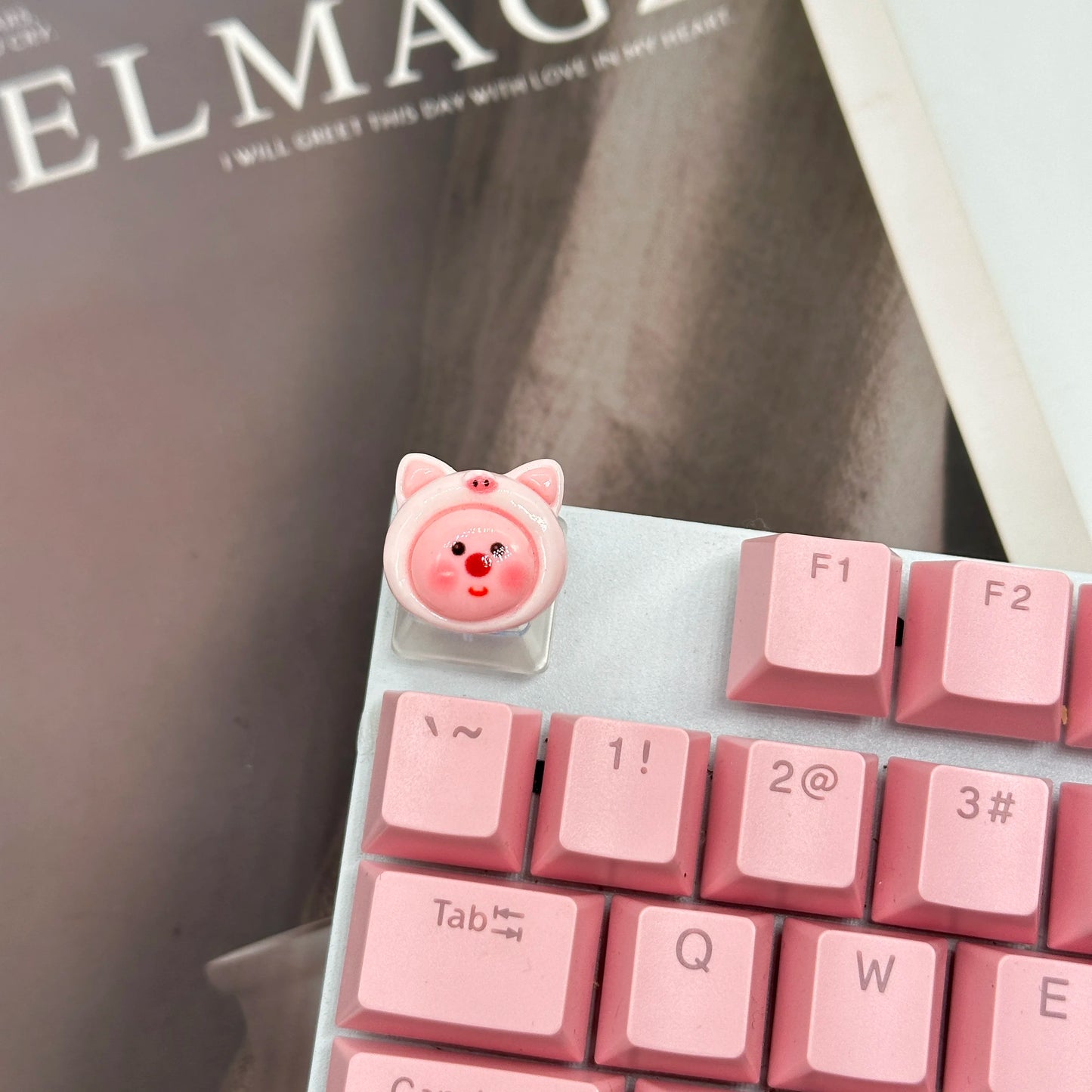 Keycaps Hand-made Resin Keycap Mechanical Keyboard Keycaps Cute Beaver Loopy Customized Gaming Accessories Decoration Gifts