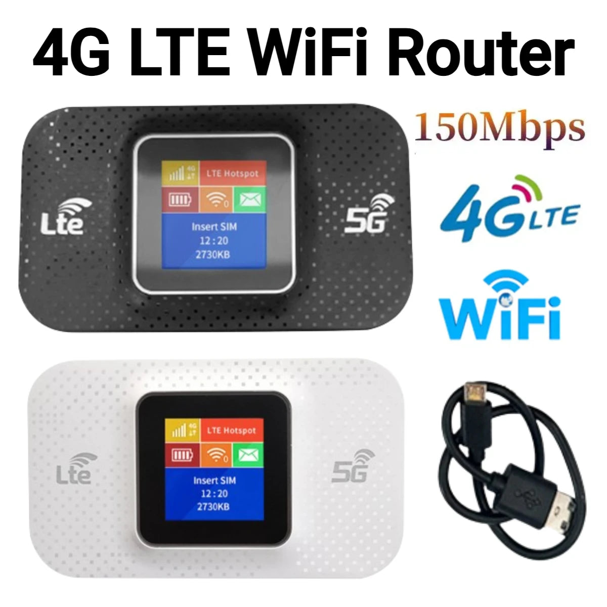 Portable 4G LTE WiFi Router