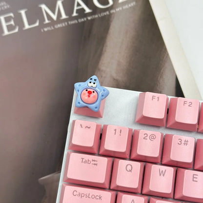 Keycaps Hand-made Resin Keycap Mechanical Keyboard Keycaps Cute Beaver Loopy Customized Gaming Accessories Decoration Gifts