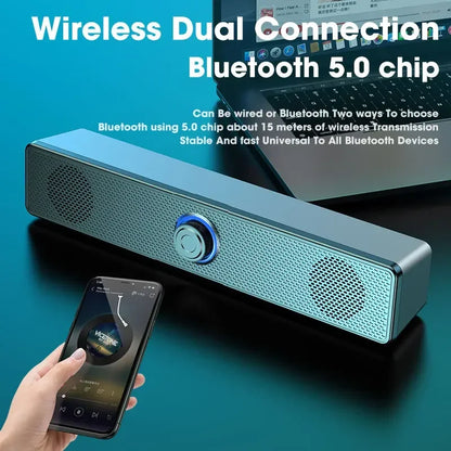 Wired & Wireless Bluetooth Soundbar