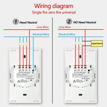 US Wi-Fi Smart Wall Switch