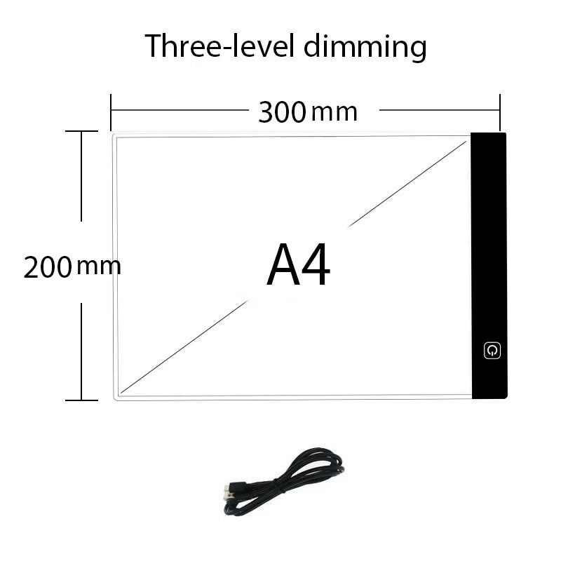 Dimmable LED Drawing Copy Pad