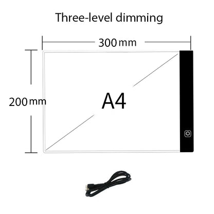 Dimmable LED Drawing Copy Pad