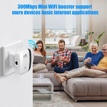 300m WiFi Repeater Signal Amplifier Router