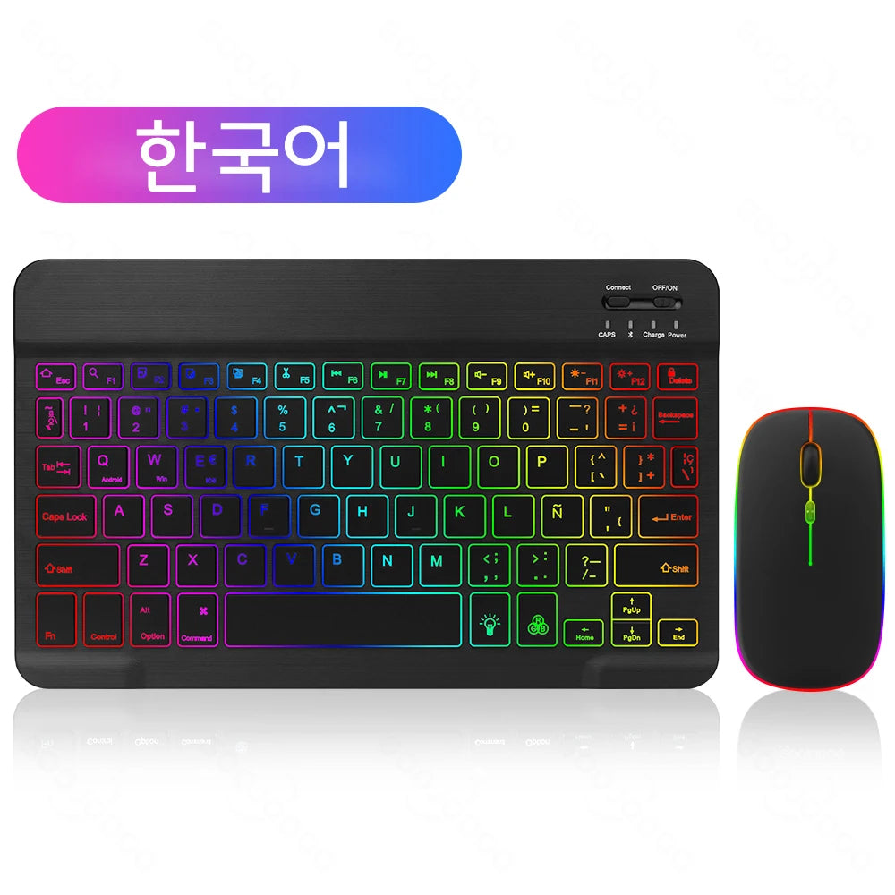 Backlit Bluetooth Keyboard & Mouse