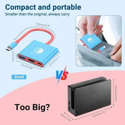 4K USB C Docking Station Adapter