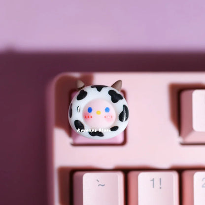 For Cherry MX Switches gaming Keyboard Key Cap for Mechanical Keyboard Keycap Girls Gift Pink Personalized cartoon DIY Key