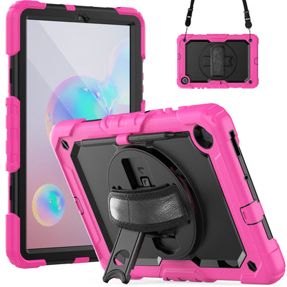 360 Rotating Hand Strap&Kickstand Kids proof Case For Samsung Galaxy Tab S6 lite P610 2020 2022 P610 P613 Shocproof Cover