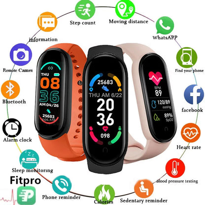 M6 Smart Watch Fitness Tracker