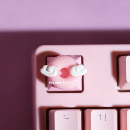 For Cherry MX Switches gaming Keyboard Key Cap for Mechanical Keyboard Keycap Girls Gift Pink Personalized cartoon DIY Key