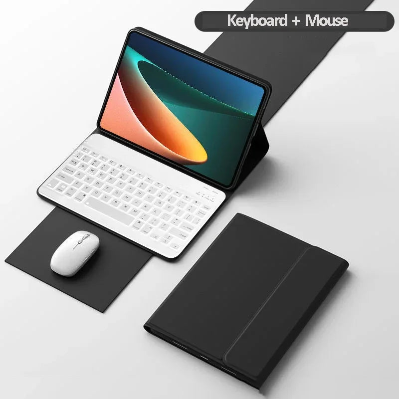 for Xiaomi Mi Pad 6 11 inch Case with Keyboard LED Backlit Wireless Mouse for Xiaomi Mipad 6 6 pro Magnetic Case Free Mouse