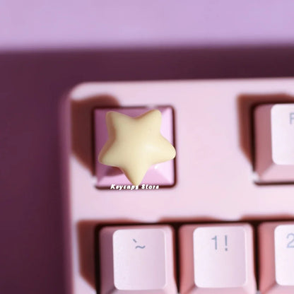 For Cherry MX Switches gaming Keyboard Key Cap for Mechanical Keyboard Keycap Girls Gift Pink Personalized cartoon DIY Key