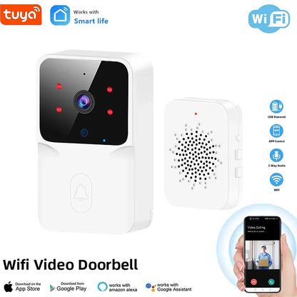 Wireless Video Doorbell Camera with Night Vision