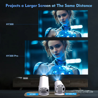 4K Projector Android 11 Dual WiFi BT5.0 Portable Cinema