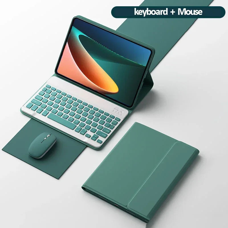 for Xiaomi Mi Pad 6 11 inch Case with Keyboard LED Backlit Wireless Mouse for Xiaomi Mipad 6 6 pro Magnetic Case Free Mouse