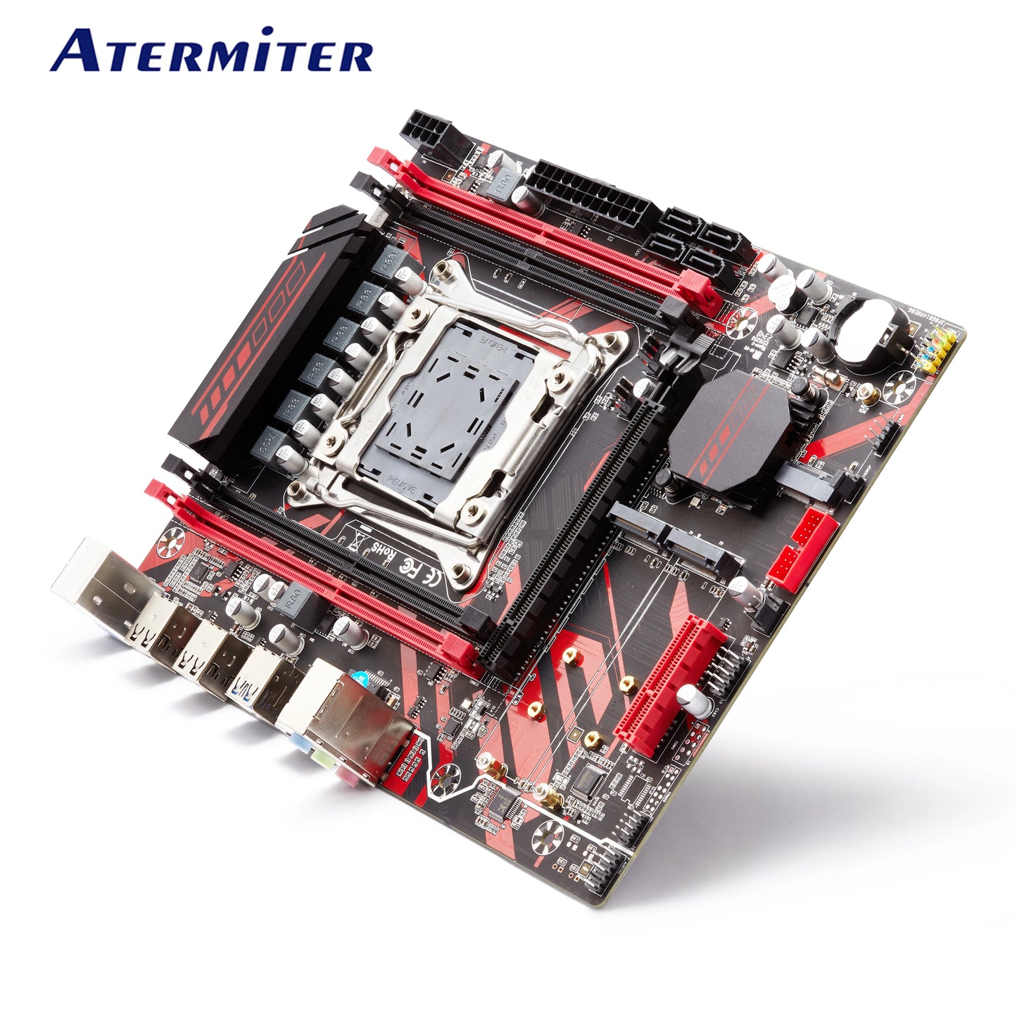 Atermiter X99 D4 Motherboard Kit Set with Xeon E5 2680 V4 CPU LGA 2011-3 Processor DDR4 16GB 2 X 8GB 3200MHz Memory REG ECC RAM