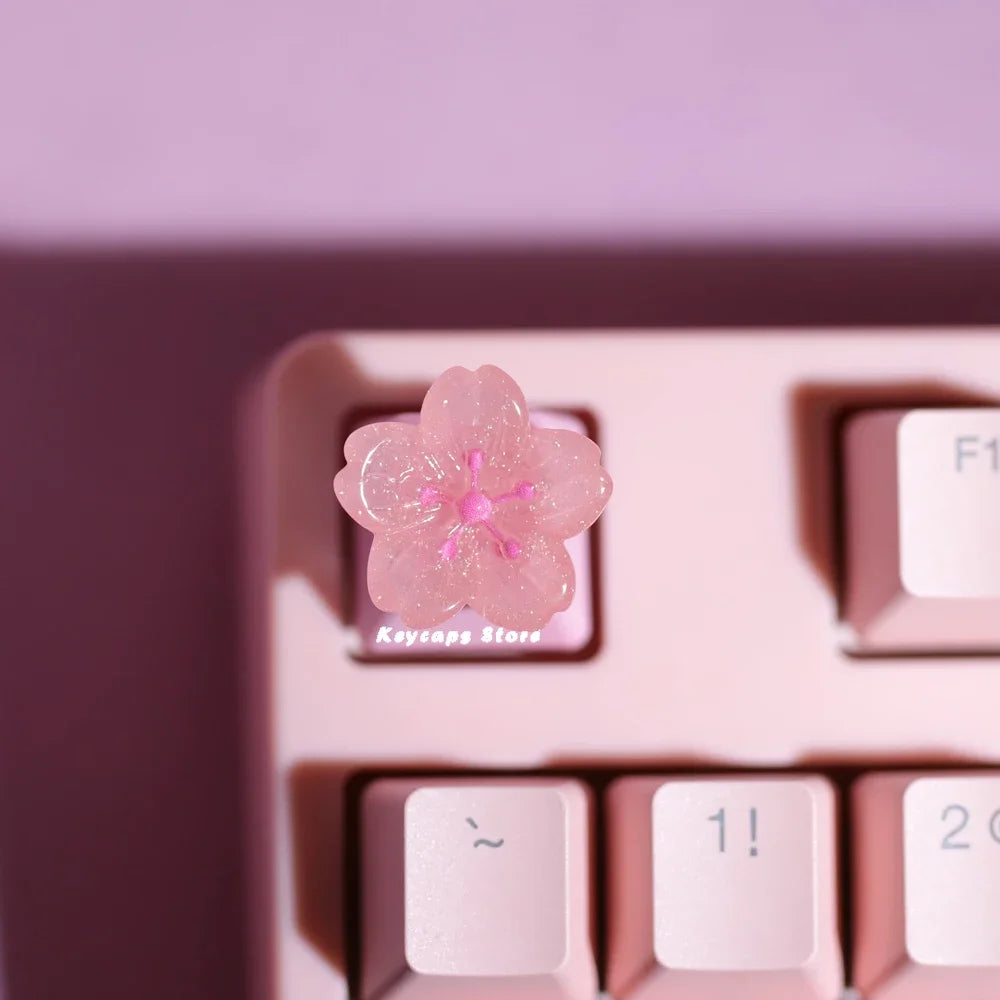 For Cherry MX Switches gaming Keyboard Key Cap for Mechanical Keyboard Keycap Girls Gift Pink Personalized cartoon DIY Key