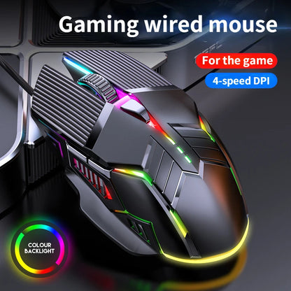 3200DPI RGB Wired Gaming Mouse