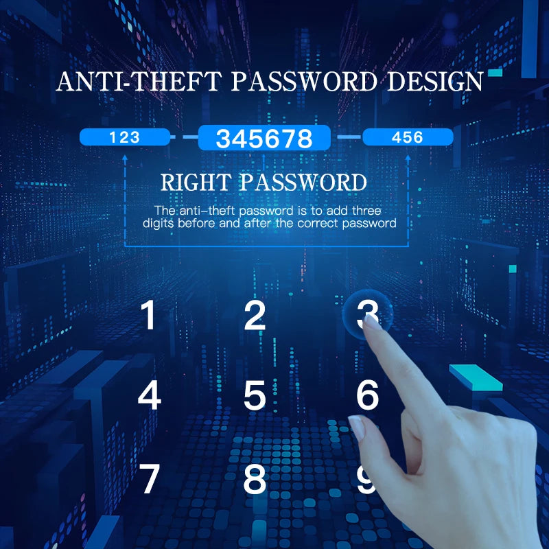 Smart Door Lock with Tuya APP Biometric Fingerprint