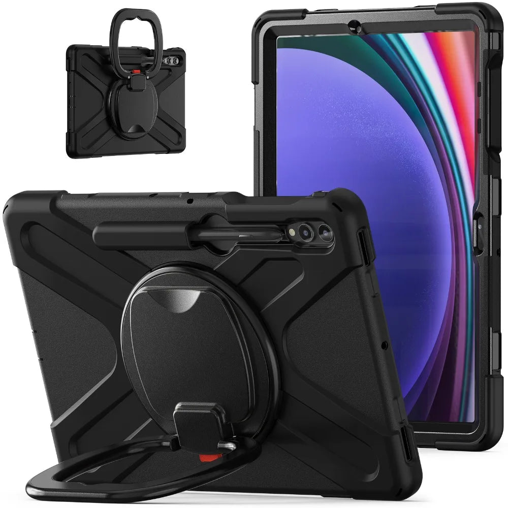 Case For Samsung Galaxy Tab S8 S9 S10+Ultra 14.6"S7 Plus FE 12.4 2024 Shockproof Tablet Stand Cover Tab S7 S8 S9 FE 11"2022 Case