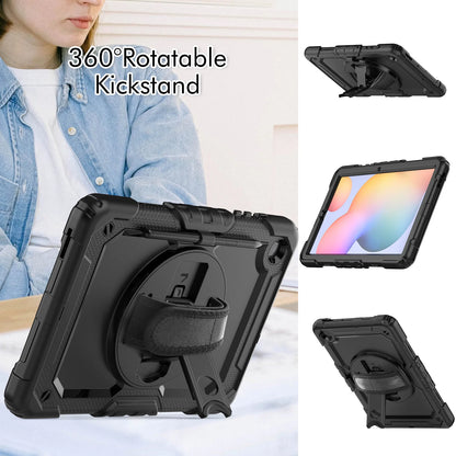 360 Rotating Hand Strap&Kickstand Kids proof Case For Samsung Galaxy Tab S6 lite P610 2020 2022 P610 P613 Shocproof Cover