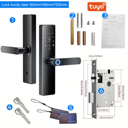 Wi-Fi Digital Smart Door Lock with Fingerprint