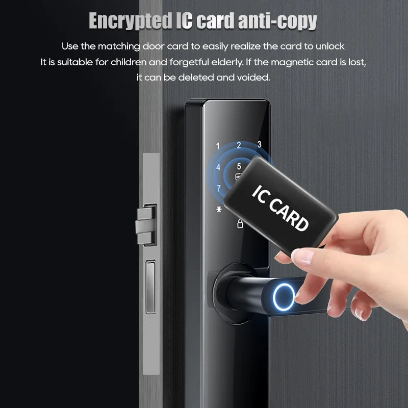 Wi-Fi Digital Smart Door Lock with Fingerprint