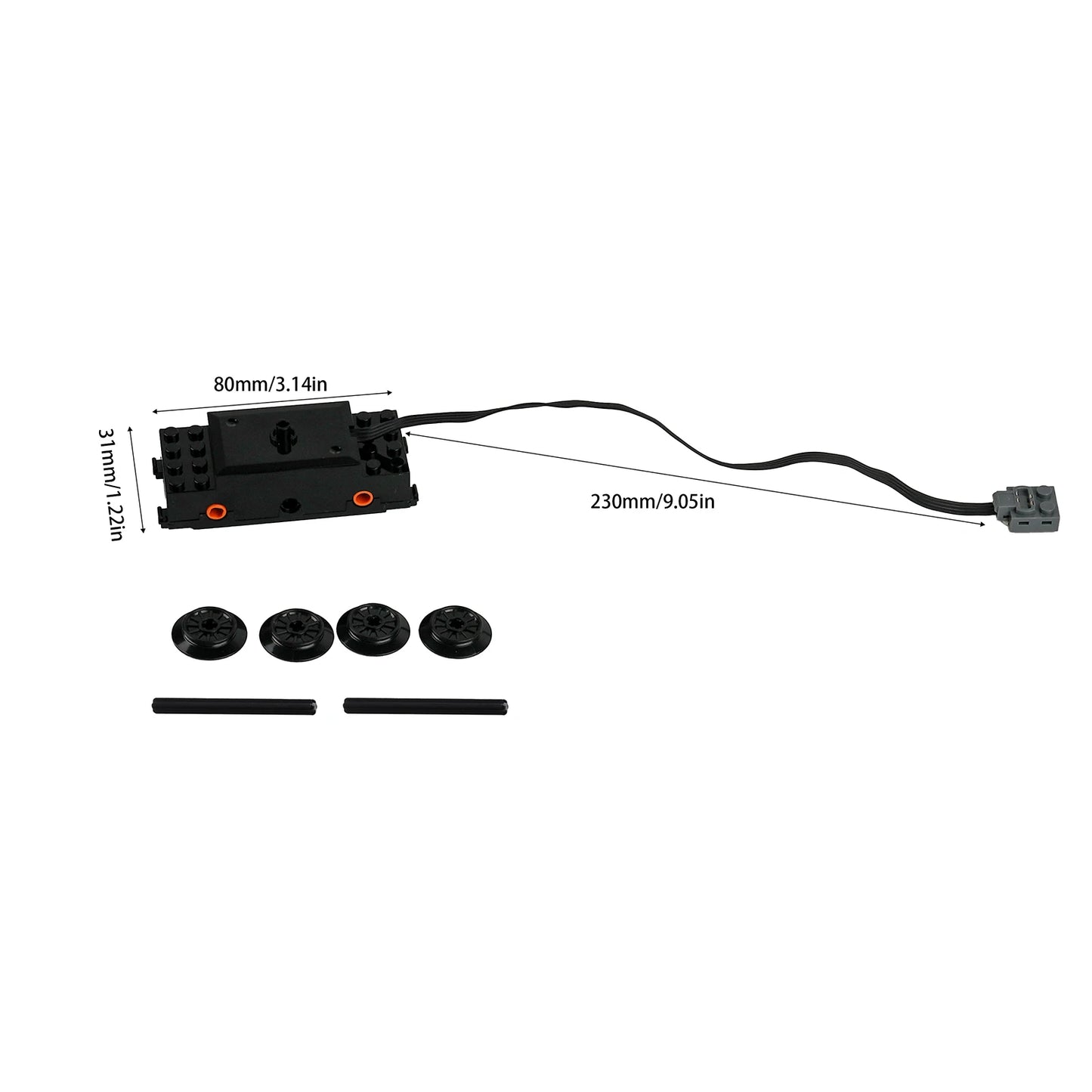 MOC Power Functions Train Motor Battery Box