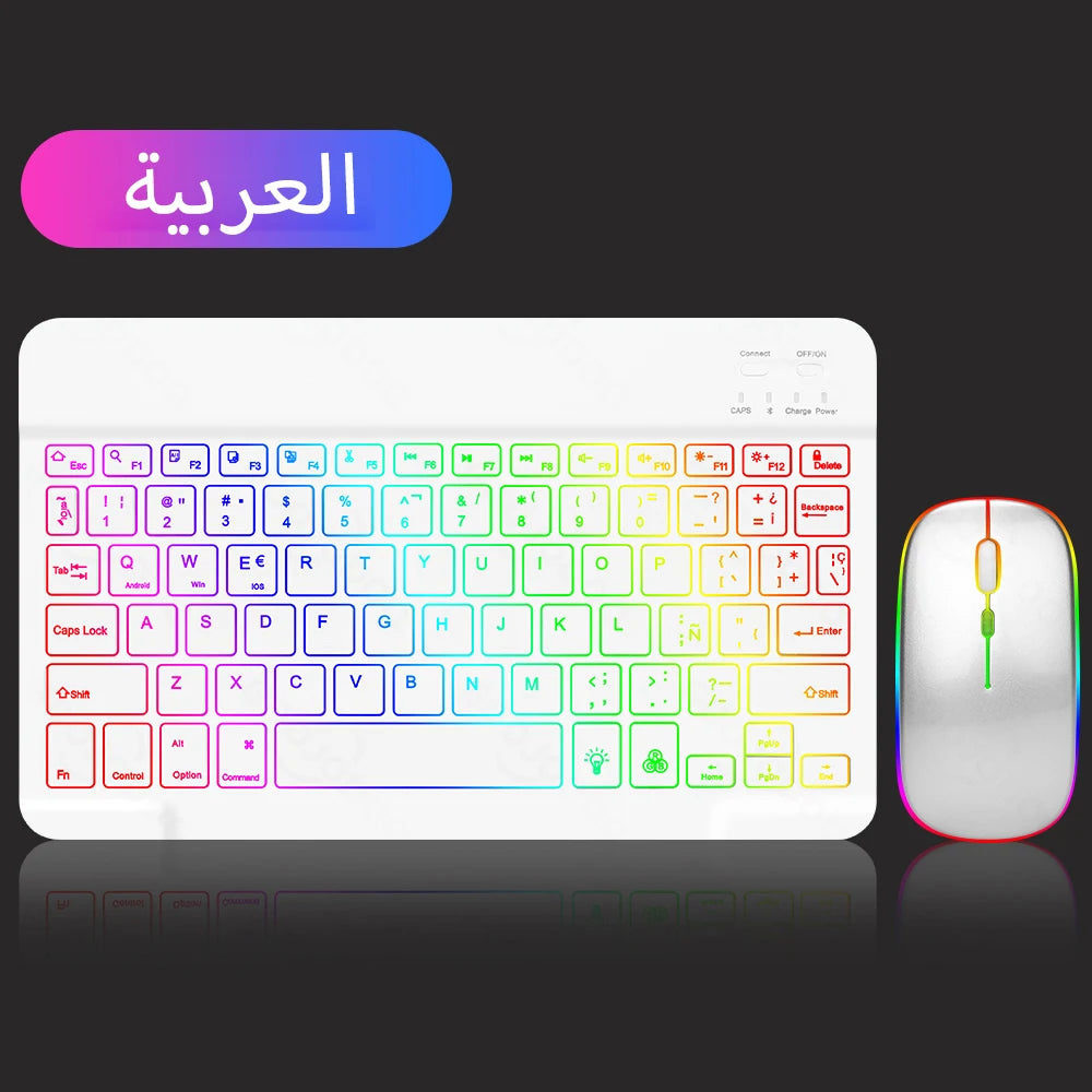 Backlit Bluetooth Keyboard & Mouse