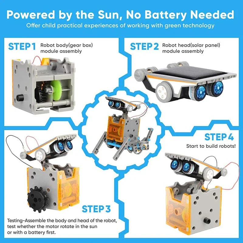 12-in-1 Solar Robot Kit for