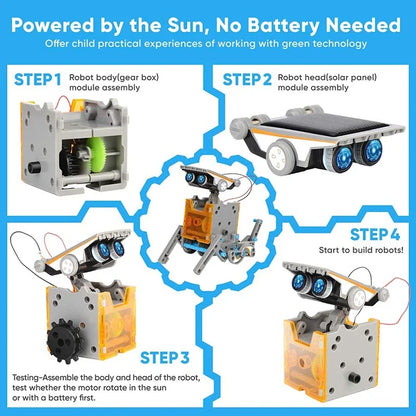 12-in-1 Solar Robot Kit for