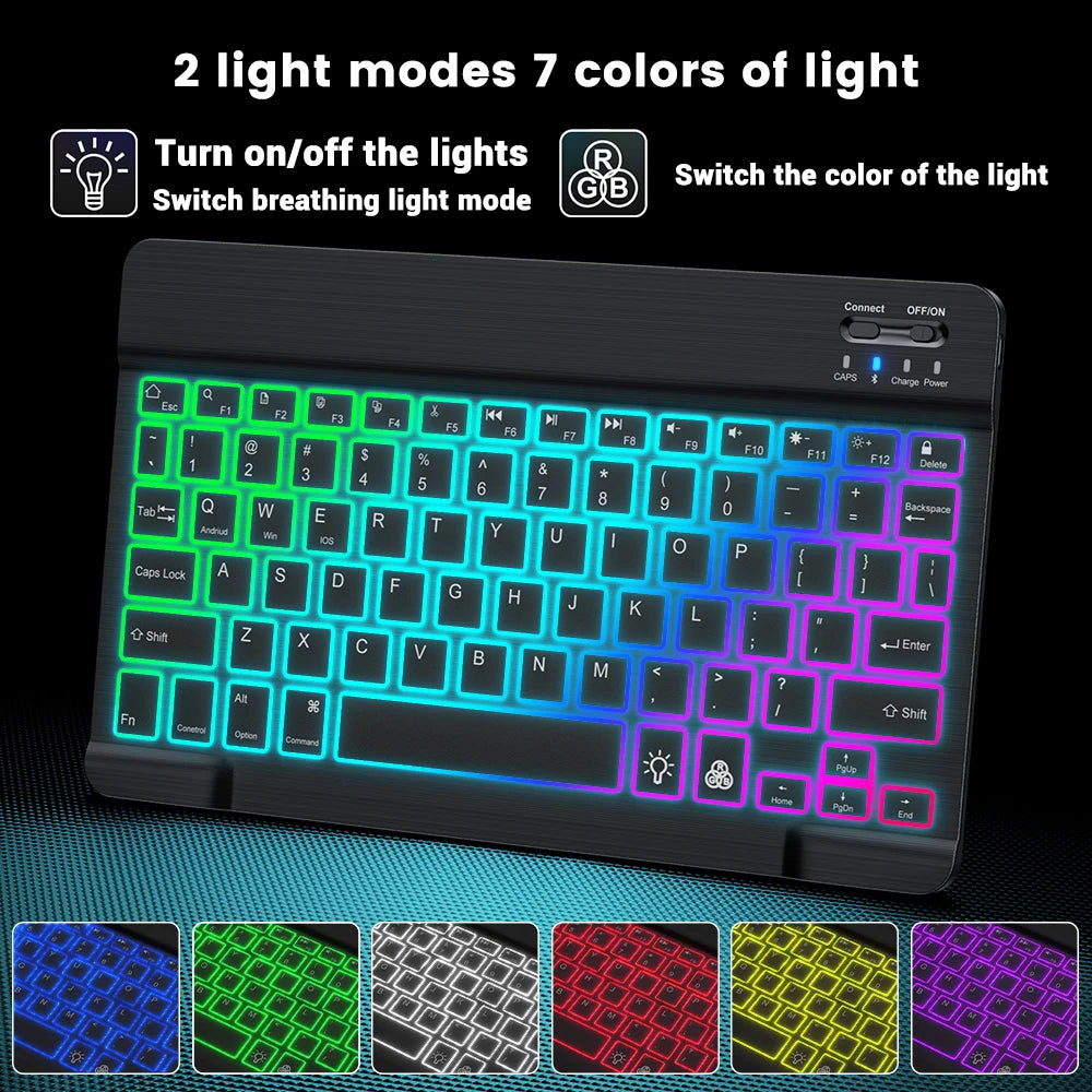 Backlit Bluetooth Keyboard & Mouse