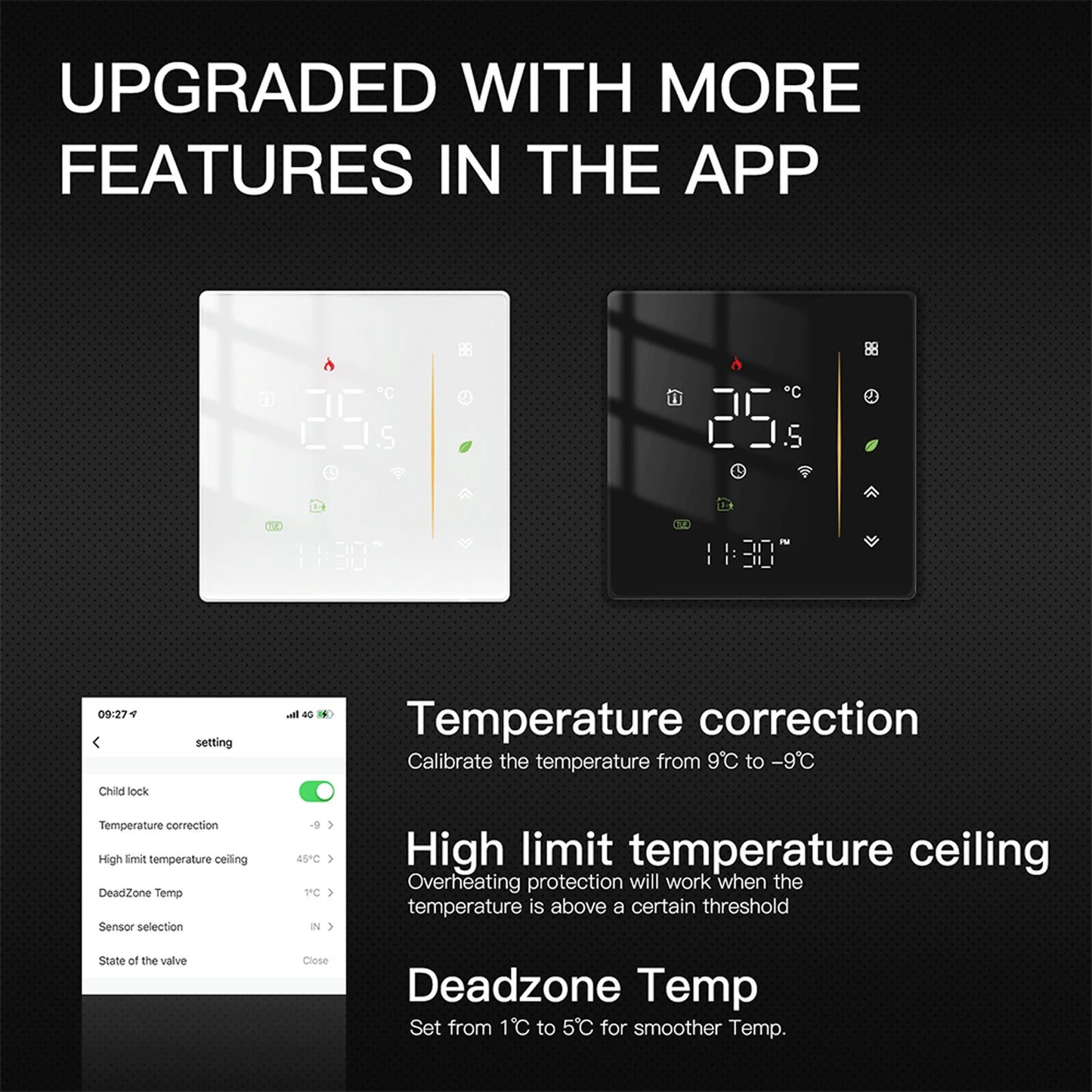 Zigbee Thermostat Temperature Controller