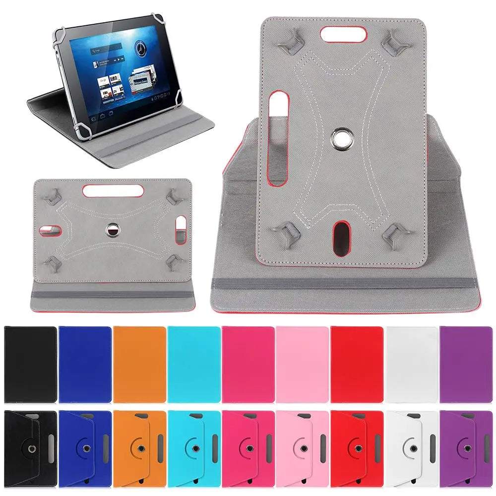 360 Degree Rotating Universal Tablet Case PU Leather Cover For Samsung Galaxy Tab 7 8 9 10.1 inch Android Tablet PC