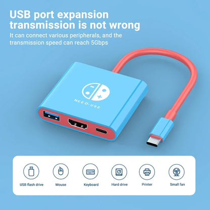 4K USB C Docking Station Adapter