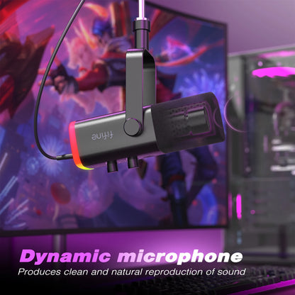 USB/XLR Dynamic Gaming Microphone