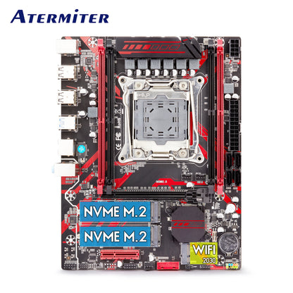 Atermiter X99 D4 Motherboard Kit Set with Xeon E5 2680 V4 CPU LGA 2011-3 Processor DDR4 16GB 2 X 8GB 3200MHz Memory REG ECC RAM