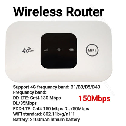 Portable 4G LTE WiFi Router