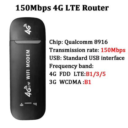 Portable 4G LTE WiFi Router