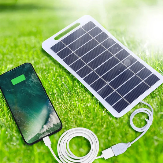 2W Solar Panel USB Portable Outdoor Charging